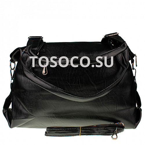 d001-5 черная сумка экокожа 25х38х15