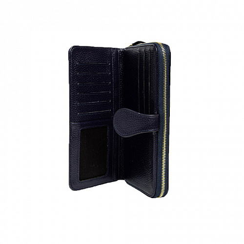 sw-1032# royal blue- кошелек женский COLIV KILOM натуральная кожа 19,5х10