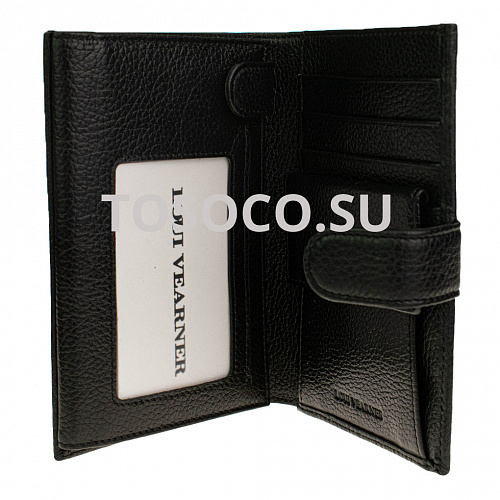 lou-8172a 05 black кошелек LOUI VEARNER натуральная кожа 10x14x2