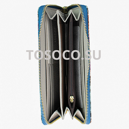 1016-30-a blue 31 кошелек COSCET натуральная кожа 10х20х2