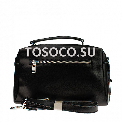 810-1 черная сумка натуральная кожа 19x29x14