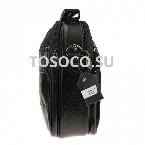 206-3 black 33 сумка натуральная кожа 23x20x10