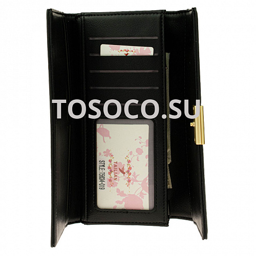 t5634-019 black кошелек Tailian экокожа 10x20x2