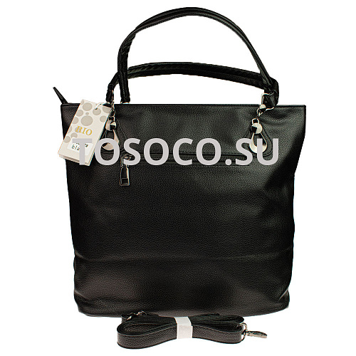 1605-z black сумка экозамша+экокожа 30x32x16
