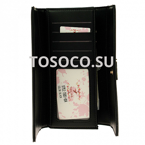 t5651-004 black кошелек Tailian экокожа 10x20x2