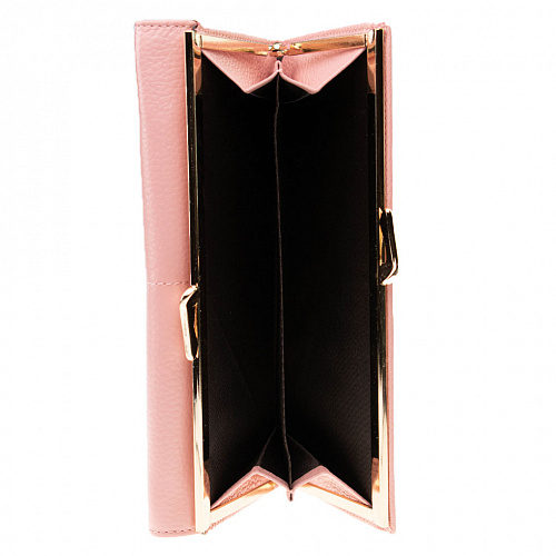 lou205-02f pink кошелек LOUI VEARNER натуральная кожа 9х19x2