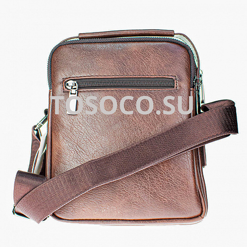 c5501-1 brown 33 сумка CANTLOR экокожа 22х18х9