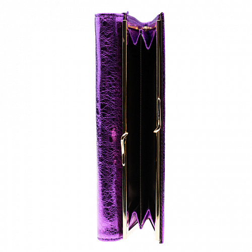 1014-28h purple кошелек COSCET натуральная кожа 10х19x2