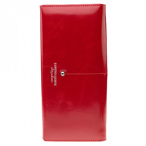 lou206-01b red кошелек LOUI VEARNER натуральная кожа 9х19x2
