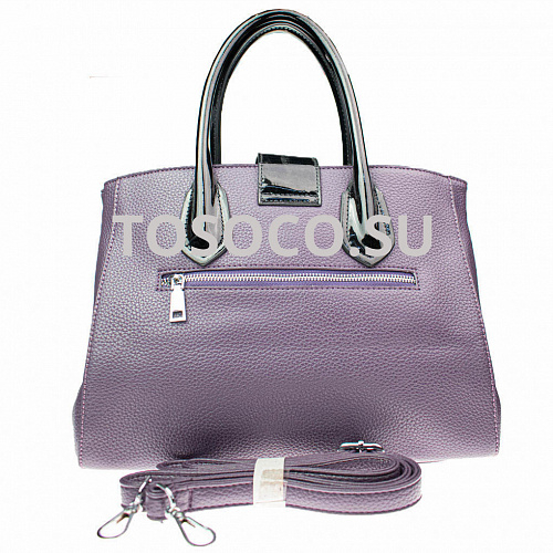 555 purple сумка натуральная замша и экокожа 24х33x15