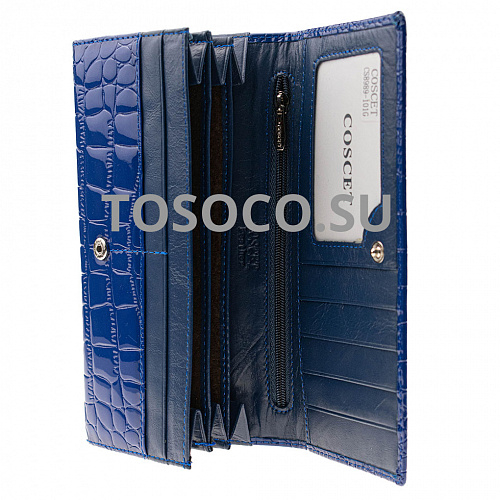 cs8989-101g blue кошелек COSCET экокожа 10х19x2