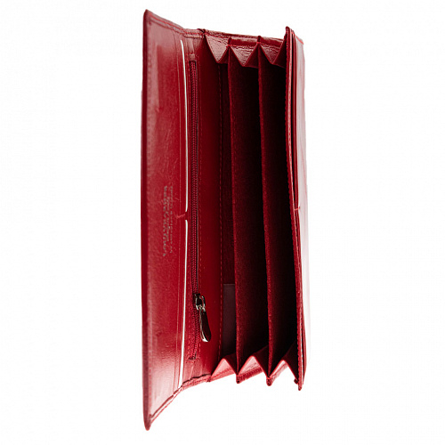 lou206-02b red кошелек LOUI VEARNER натуральная кожа 9х19x2