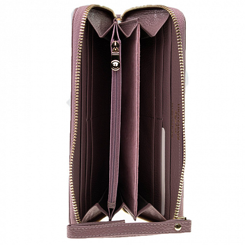 lou205-1141d purple кошелек LOUI VEARNER натуральная кожа 11х20x2