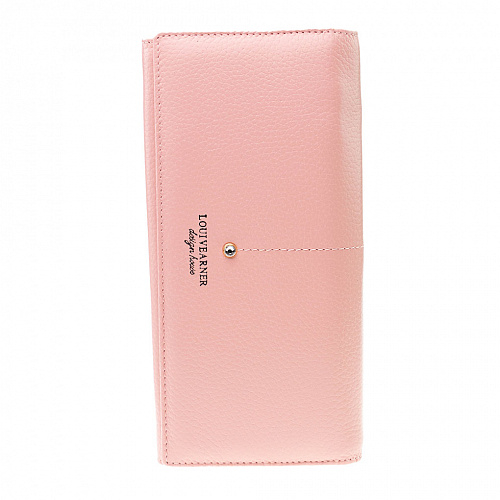 lou205-01e pink кошелек LOUI VEARNER натуральная кожа 9х19x2