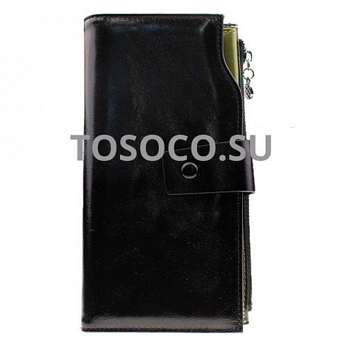 1009-21-a black кошелек Cossroll натуральная кожа 10х19x2