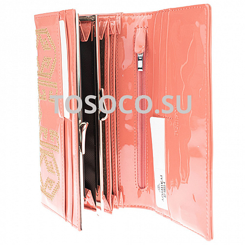 87-9811-3 pink кошелек AOSHIKAI натуральная кожа и экокожа 9х19х2