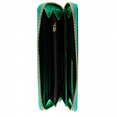 1016-28k green кошелек COSCET натуральная кожа 10х20x2