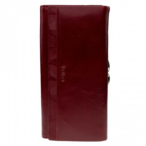 py-b122 purpleish red кошелек BALISA натуральная кожа 19х9x2