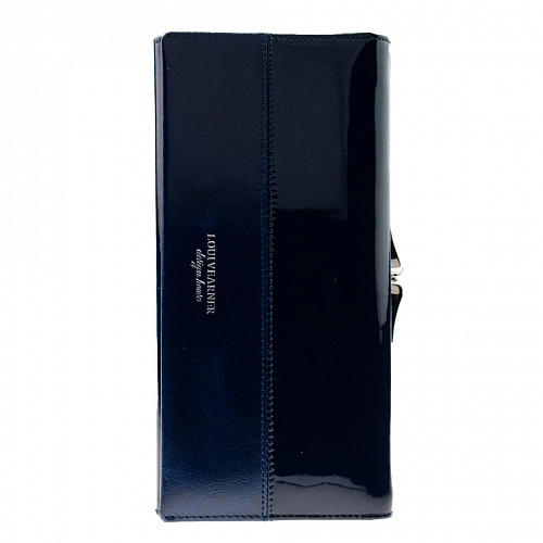 lou185-02f blue кошелек LOUI VEARNER натуральная кожа 19x9x2