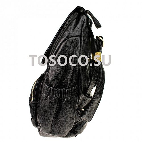 6043 black рюкзак экокожа 30х33x12