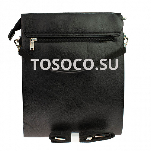 385-5 black сумка Bradford натуральная кожа и экокожа 35x27x7