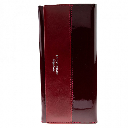 lou185-80014c wine red кошелек LOUI VEARNER натуральная кожа 9х19x2