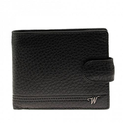 w120-02a black кошелек WARIMA натуральная кожа 10х12x2