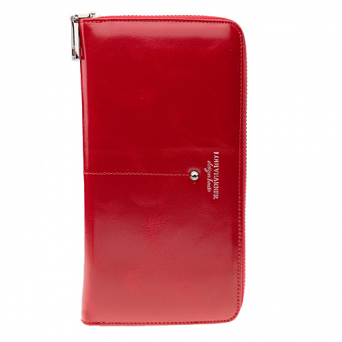 lou206-1141b red кошелек LOUI VEARNER натуральная кожа 10х20x2