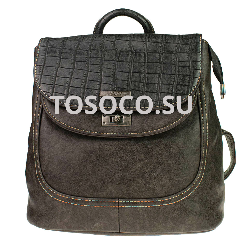 r6268 hc070-868_dj1911-403h gray рюкзак FLAME DANCE экокожа 25x25x14