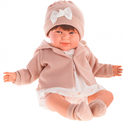 2003P Кукла Макарена в розовой курточке,  
озвученная (мама, папа, смех), 52 см