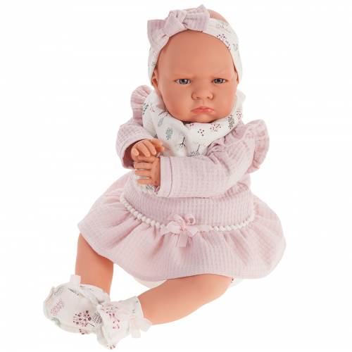 1957 Кукла Анна в розовом, озвученная (детский лепет), 52 см