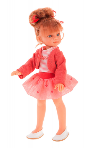 2591 Кукла Кармен в красном, 33 см