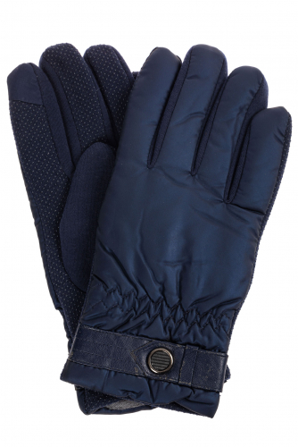 Утеплённые мужские перчатки из мембранного материала, цвет синий