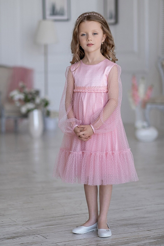 Платье #198423Фрона розовый