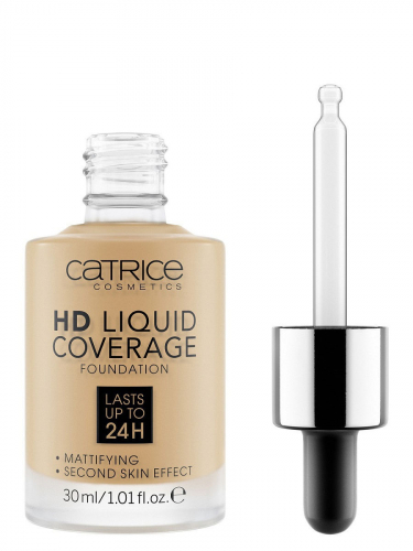  CATRICE. / Основа тональная HD Liquid Coverage Foundation 034 Medium Beige