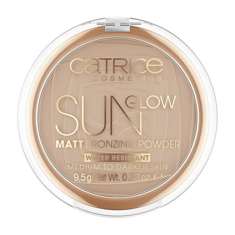  Пудра компактная Sun Glow Matt Bronzing Powder с эффектом загара матирующая, 035 Universal Bronze