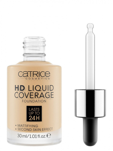  CATRICE. / Основа тональная HD Liquid Coverage Foundation 037 Golden Beige