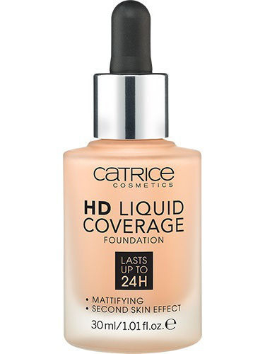  CATRICE / Основа тональная жидкая HD Liquid Coverage Foundation 040 Warm Beige