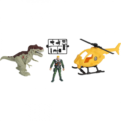 7 шт.доступно/542084_S20 Набор:Охота на Тираннозавра на вертолете
