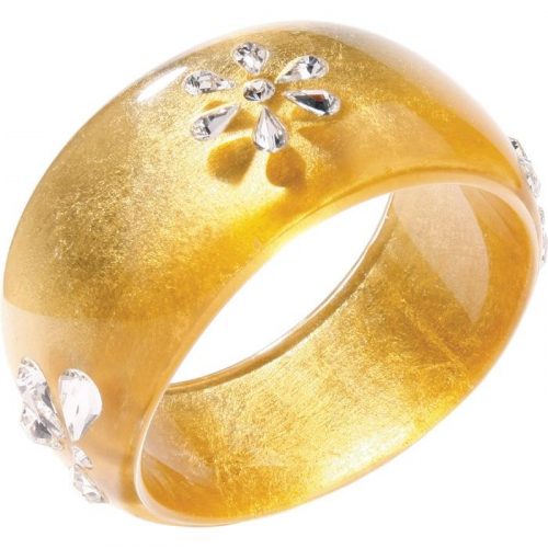 Браслет Flower Crystal Золотой