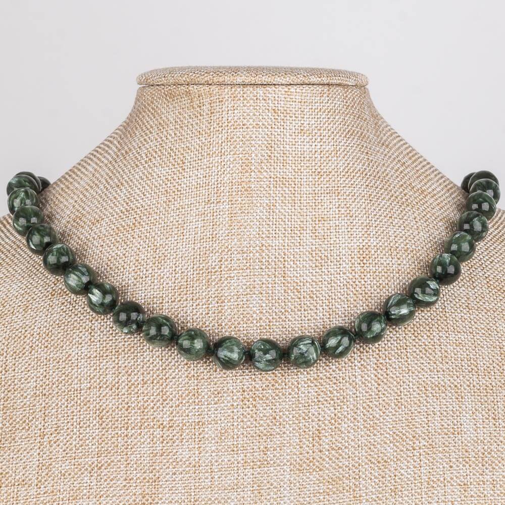 Радуга Самоцветов Колье из Серафинита