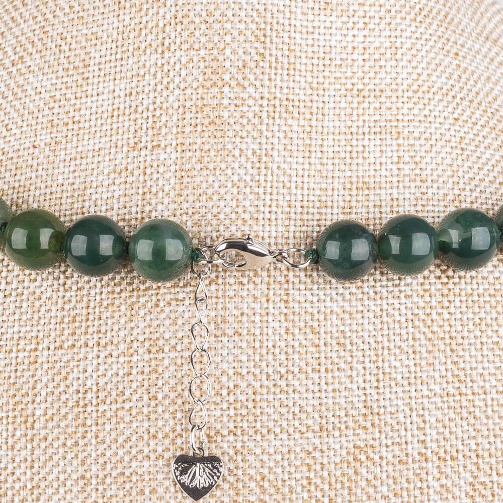 Радуга Самоцветов Бусы из мохового Агата