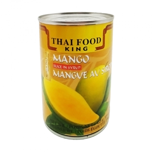 THAI FOOD KING Mango slice in syrup Манго ломтиками в сиропе 425г