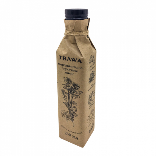 TRAWA Mustard oil Масло сыродавленное горчичное 250мл