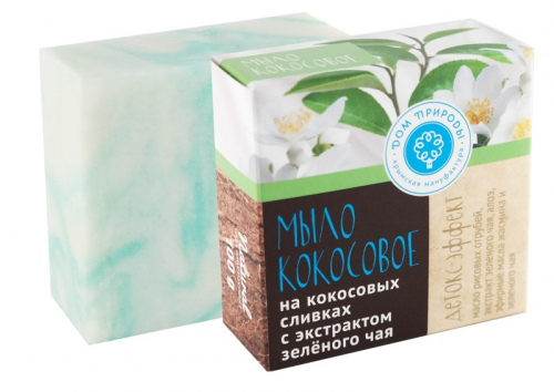 Мыло на кокосовых сливках Детокс-эффект, 90г