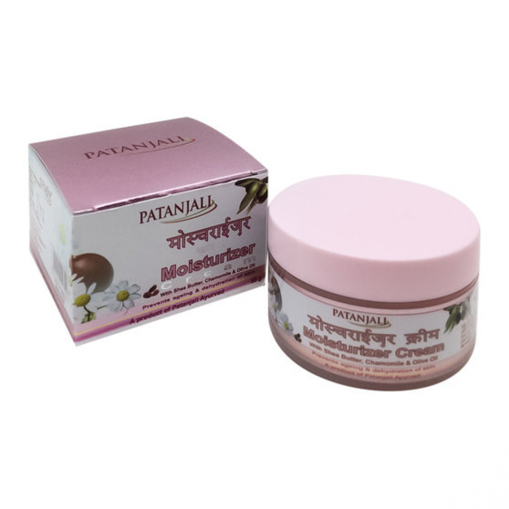 PATANJALI Anti-aging face cream Крем для лица антивовозрастной Ромашка, Олива и масло Ши 50г