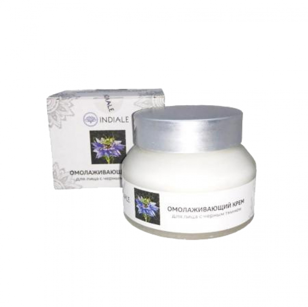 INDIALE Anti-aging face cream with black cumin Крем омолаживающий для лица с черным тмином 50г
