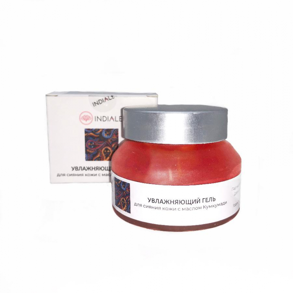 INDIALE Gel with Kumkumadi Увлажняющий гель с маслом Кумкумади 50г