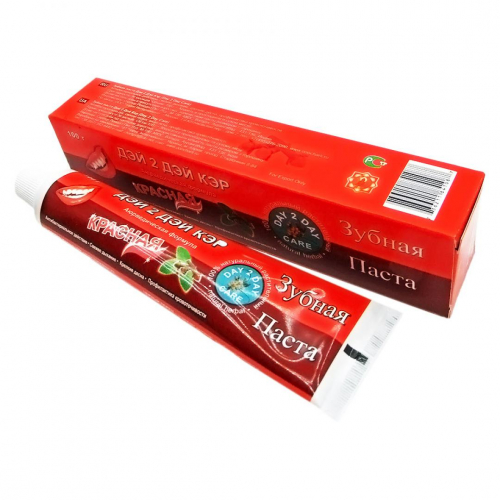 DAY2DAY Toothpaste Зубная паста Красная 100г