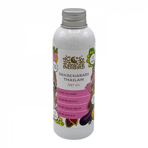 INDIBIRD Sahacharadi Thailam Feet massage oil Масло для ног Сахачаради Тайлам 150мл